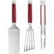 Набір для гриля KitchenAid Coreline Red 3 предмета, червоний KAG930OHERE фото