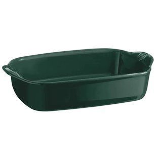 Форма для запікання Emile Henry The Right Dish, прямокутна 30*19*6,5 см., 1,55 л. кераміка, зелений 079650 фото
