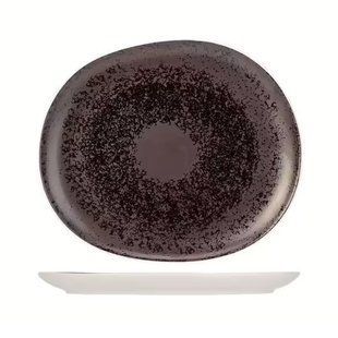 Тарілка десертна Cosy&Trendy Aubergina овальна 23,2*19,8 см., коричневий 7296023 фото