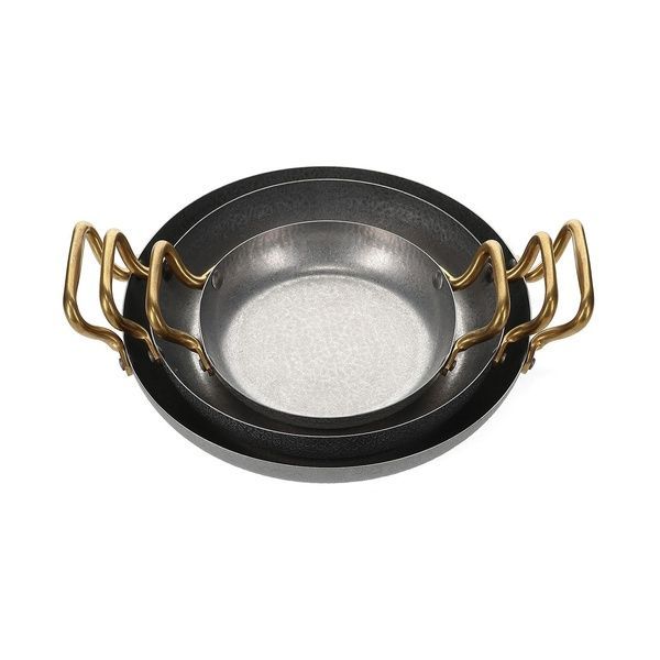 Сковорода для подачі порційна BonBistro Antique Silver Serve 18*3,5 см. 791480 фото