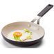 Сковорода KitchenAid Aluminium Ceramic 20 см., з керамічним покриттям, матовий чорний CC009713-001 фото 2