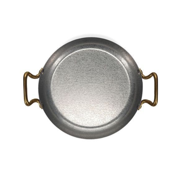 Сковорода для подачі порційна BonBistro Antique Silver Serve 24*5 см. 791481 фото