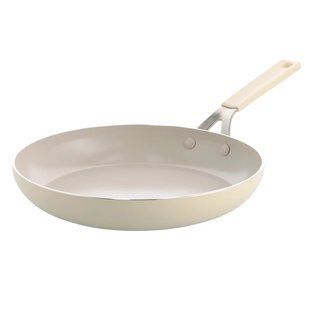 Сковорода KitchenAid Aluminium Ceramic 28 см., з керамічним покриттям, кремовий CC009718-001 фото