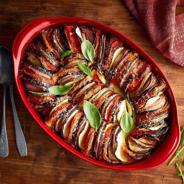 Форма для запікання Emile Henry The Right Dish, овальна 27,5*17,5*7 см., 1,3 л., кераміка, червоний 349050 фото