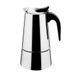 Кавоварка гейзерна Vinzer Moka Inox Induction 200 мл., 4 чашки, нержавіюча сталь 50391 фото