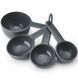 Набір мірних ложок KitchenAid Coreline 4 шт., сірий KQG058OHCGG фото