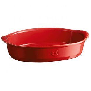 Форма для запікання Emile Henry The Right Dish, овальна 35*22*7 см., 2,3 л., кераміка, червоний 349052 фото