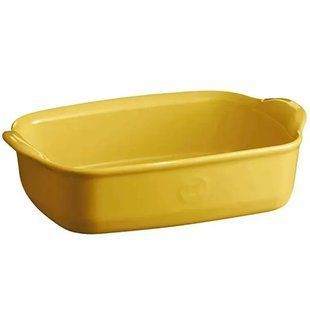 Форма для запікання Emile Henry The Right Dish, прямокутна 22*14,5*5,5 см., 0,7 л. кераміка, жовтий 909649 фото