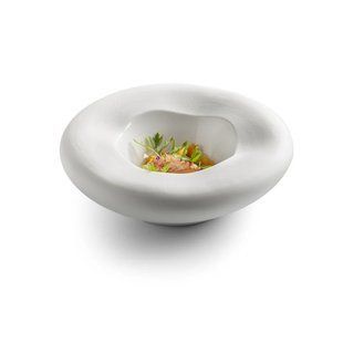Салатник (боул) Pordamsa Nuages 17*9 см., білий матовий V0222-0332MAT фото