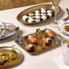 Піднос прямокутний BonBistro Antique Gold Serve 19*14 см., металевий 791431 фото 3
