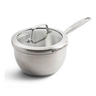 Ківш поварський KitchenAid Proline 2,0 л., 18 см. з кришкою CC005129-001 фото