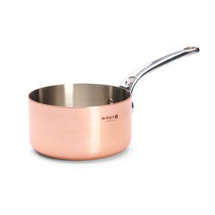 Ківш мідний de Buyer Inocuivre Copper 1,8 л., 16 см. ручка з нержавіючої сталі 6406.16 фото