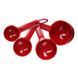 Набір мірних ложок KitchenAid Universal 4 шт. 59/79/118/237 мл., червоний KQG058OHERE фото