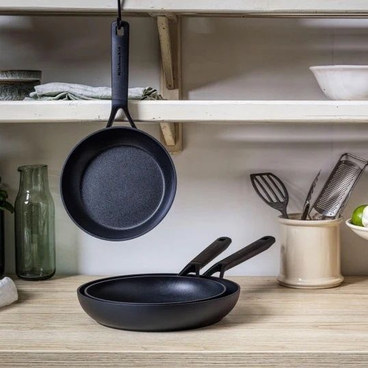 Набір сковорідок KitchenAid CFA 20/24/28 см. з керамічним покриттям CC003570-001 фото