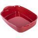 Форма для запікання Emile Henry The Right Dish, прямокутна 30*19*6,5 см., 1,55 л. кераміка, червоний 349650 фото 2