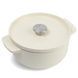 Каструля чавунна KitchenAid Cast Iron Beige 3,3 л., 22 см., мигдальний крем CC006056-001 фото