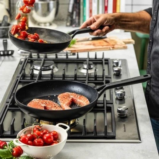 Набір сковорідок KitchenAid CFA 24/28 см. з керамічним покриттям CC003569-001 фото