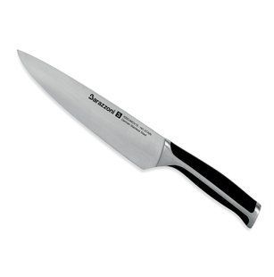 Ніж кухарський Barazzoni Inox Professional, довжина леза 20 см., чорна ручка 802070100 фото