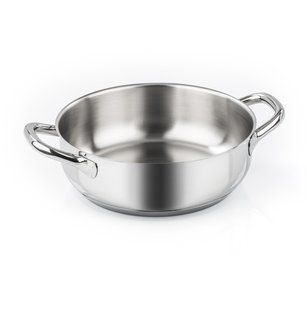 Сотейник Barazzoni Chef Line 24 см., 2,7 л., без кришки, нержавіюча сталь 163104024 фото