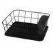 Сушка для посуду Kamille 37*33*13,5 см., чорний KM-0763C фото