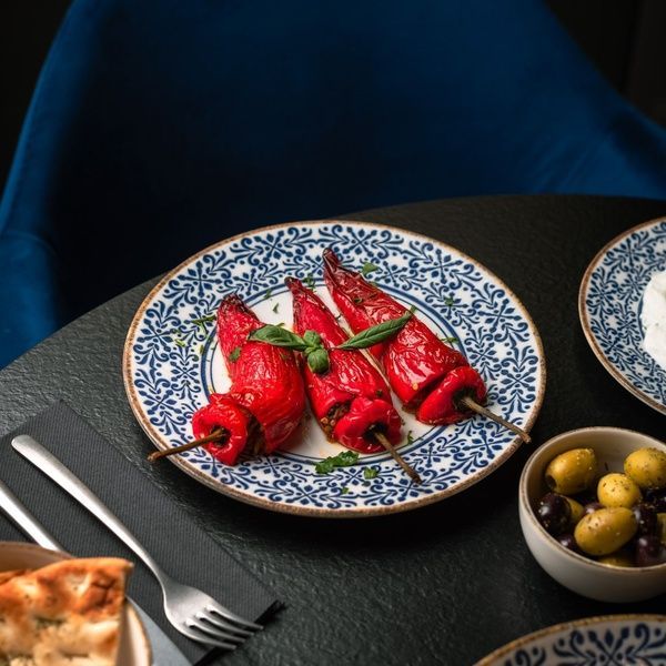Тарілка обідня BonBistro Azul 25 см. 740422 фото