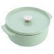 Каструля чавунна KitchenAid Cast Iron Pistachio 5,2 л., 26 см., фісташковий CC007434-001 фото