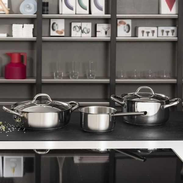 Кастрюля без кришки Barazzoni Chef Line 1,5 л., 16 см.. нержавіюча сталь 163102016 фото