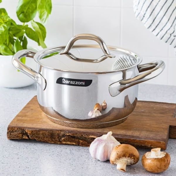 Кастрюля без кришки Barazzoni Chef Line 1,5 л., 16 см.. нержавіюча сталь 163102016 фото