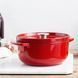Каструля чавунна KitchenAid Cast Iron Red 3,3 л., 22 см., червоний CC006057-001 фото 4