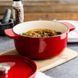 Каструля чавунна KitchenAid Cast Iron Red 3,3 л., 22 см., червоний CC006057-001 фото 2