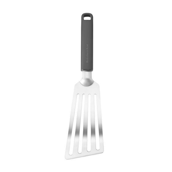 Лопатка кухонна KitchenAid Classic 31,5 см. з прорізами, сірий KHA024OHCHGG фото