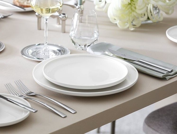 Тарілка десертна Villeroy & Boch Afina 24 см., порцеляна, білий 10-4293-2630 фото