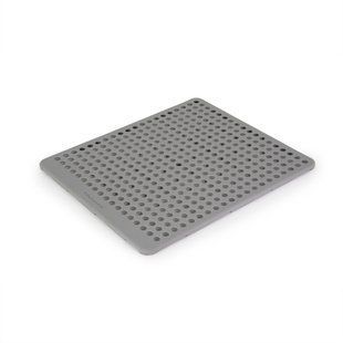 Килимок для сушки посуду KitchenAid Sinkware 29,5*34 см., силікон, сірий KEG877OHASA фото