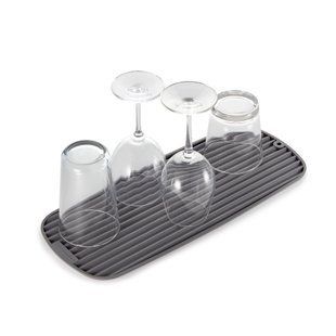 Килимок для сушки посуду KitchenAid Sinkware 43*18 см., силікон, сірий KEG186OHGSA фото
