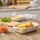 Форма для запікання KitchenAid Stoneware 32,8*19,5*7,5 см., 1,9 л., з кришкою, керамограніт, крем CC006107-001 фото 2