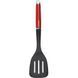 Лопатка кухонна KitchenAid Coreline Red 35,6 см. з прорізами, нейлон, червоний KAG002OHERE фото 1