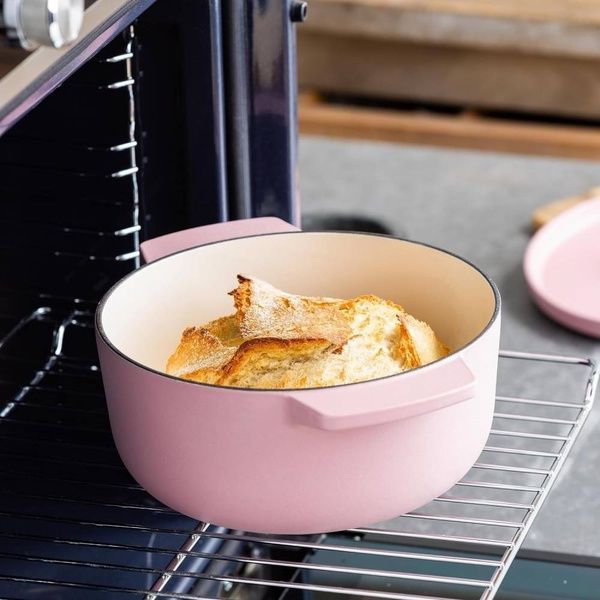 Каструля чавунна KitchenAid Cast Iron Rose 5,2 л., 26 см., рожевий CC007431-001 фото