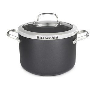 Каструля KitchenAid Aluline 5,3 л., 22 см., кований алюміній CW001973-002 фото