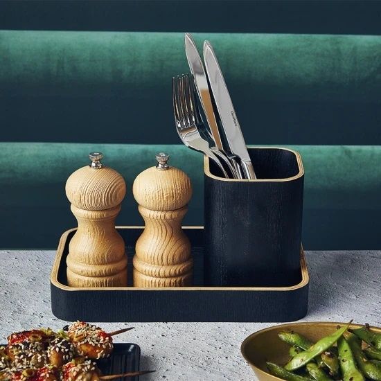 Млинок для солі та перцю GenWare 13 см., світле дерево SPWDG13L фото
