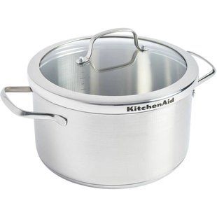 Каструля KitchenAid Proline 3,3 л., 20 см., нержавіюча сталь CC001878-001 фото