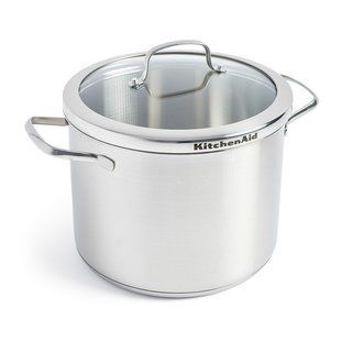 Каструля KitchenAid Proline 8,0 л., 24 см., нержавіюча сталь CC001880-001 фото