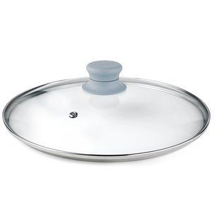 Кришка скляна Vinzer Grey 24 см. 50527 фото