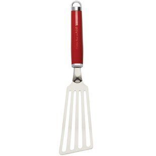 Лопатка кухонна KitchenAid Coreline Red 32,8 см. з прорізами, червоний KAG024OHERE фото