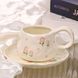 Чашка з блюдцем Pinterest Crema 300 мл., кераміка 9295-008 фото