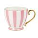 Кружка 450 мл. Hanna Home White&Pink, порцеляна, білий-рожевий 922-112 фото