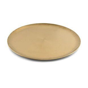 Піднос круглий BonBistro Antique Gold Serve 44,5 см., метал 791453 фото
