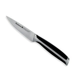 Ніж для овочів Barazzoni Inox Professional, довжина леза 9 см., чорна ручка 802070125 фото