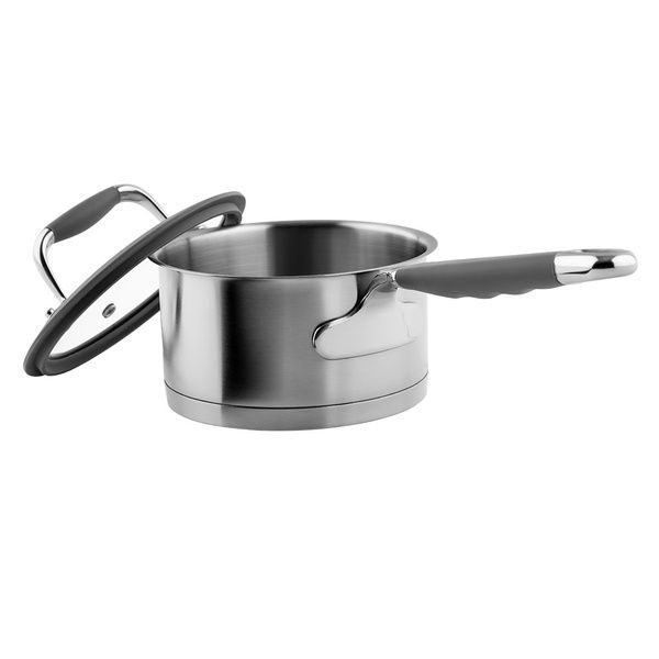 Ківш Vinzer Profi 1,1 л., &Oslash; 14 см., з кришкою 89180 фото