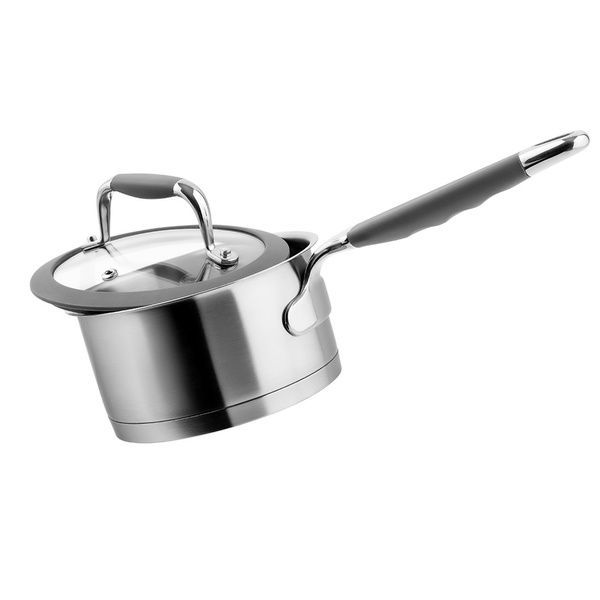 Ківш Vinzer Profi 1,1 л., &Oslash; 14 см., з кришкою 89180 фото