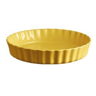 Форма для запікання Emile Henry Tart Dish, кругла 29*6 см., 1,9 л., кераміка, жовтий 906028 фото